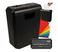 Distruggi Documenti Tritacarte Standard P2 6 Fogli A4 Schede Carte Cestino 10L