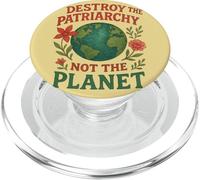 Distruggi il Patriarcato non il pianeta Retro Design PopSockets PopGrip per MagSafe