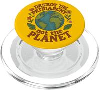 Distruggi il Patriarcato non il pianeta Retro Design PopSockets PopGrip per MagSafe