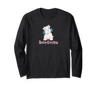 Distruggi Tutto Cucciolo Grafico Amanti dei Cani Maglia a Manica