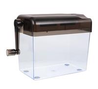 Distruggidocumenti A6 in ABS da Tavolo Manuale per Casa e Ufficio | Design Semplice e Leggero, Protezione Secondaria dei Documenti, Uso Familiare, Formato A6, Stile Elegante