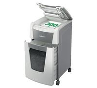 Distruggidocumenti automatico 300 fogli Leitz IQ Autofeed P5 micro 60L | Cestino estraibile da 60 litri, facile da svuotare; anti-inceppamento; comandi touch semplici; autonomia 60 min