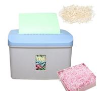 Distruggidocumenti automatico a zigzag, taglierina elettrica da 8,5 litri, trituratore a taglio increspato per confezioni regalo artigianali, feste portatili in ufficio in casa