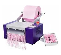 Distruggidocumenti automatico con taglio increspato,distruggidocumenti elettrico a zig-zag in rafia,taglierina for carta tagliuzzata,larghezza massima della materia prima 200 mm,for confezioni regalo