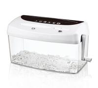 Distruggidocumenti in grado di schiacciare CD carte credito A4 Mini distruggidocumenti manuale a manovella for uso domestico