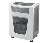 Leitz IQ Office Pro P5 Micro Cut 80051000 - Distruggidocumenti schiacciati, 15 fogli, 30 litri, colore: Bianco