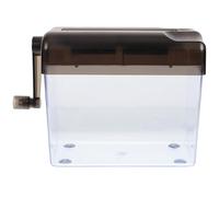 Distruggidocumenti Manuale Mini A6 per Ufficio e Casa | Abs Leggero, Stile Semplice e Compatto, Protezione Dati e Uso su Tavolo per Documenti Piccoli
