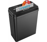 Distruggidocumenti per Ufficio Domestico, da 12 Fogli con Alto Livello di Sicurezza P-4, Taglio a Croce, Carta di Credito/CD