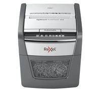 Rexel Optimum 2020045X - Distruggidocumenti automatico, 45 fogli, sicurezza P-4, ufficio casa/casa, pattumiera rimovibile da 20 litri, 2020045X