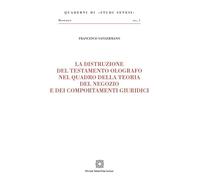 Distruzione Del Testamento Olografo