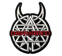 Disturbed Band Logo Woven Patch Size One Size