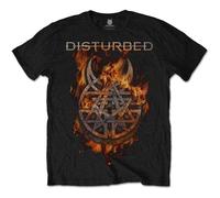 Disturbed Burning Belief autorizzato Uomo maglietta