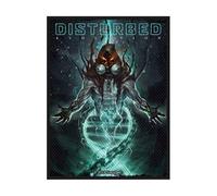 Disturbed - Disturbed Standard Patch Evolution Hooded Nuovo Ufficiale Nero Size One Size