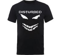 Disturbed Scary Face ufficiale Uomo maglietta unisex