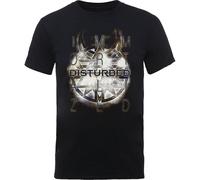 Disturbed - T-Shirt # S Black Unisex # Symbol