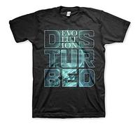 Rock Off Trade T-Shirt Disturbed – Evolution Unisex Nero Taglia L