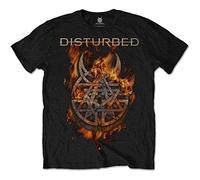 Disturbed - T-Shirt # Xxl Black Unisex # Burning Belief