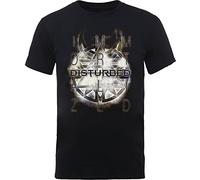 Rock Off Trade maglietta Disturbed Symbol autorizzato Uomo Nero XXL