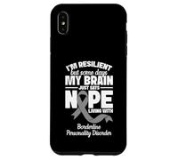 Disturbo borderline di personalità Nastro grigio BPD resiliente Custodia per iPhone XS Max