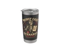 Disturbo D'ansia Worst Case Scenario Ready Bicchiere termico in acciaio inox doppia parete