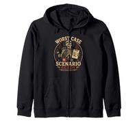 Disturbo D'ansia Worst Case Scenario Ready Felpa con Cappuccio