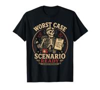 Disturbo D'ansia Worst Case Scenario Ready Maglietta