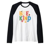 Disturbo dello Spettro Autistico Consapevolezza ASD Sii Maglia con Maniche Raglan