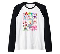 Disturbo dello Spettro Autistico Consapevolezza ASD Sii Maglia con Maniche Raglan