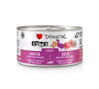 DISUGUAL CANE CUBES ADULTO ANATRA, SPECK & LENTICCHIE LATTINA 150 GR