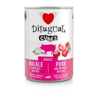 DISUGUAL CANE CUBES ADULTO MAIALE, BRESAOLA & RISO LATTINA 400 GR