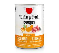 DISUGUAL CANE CUBES ADULTO TACCHINO, SPECK & CAROTE LATTINA 400 GR