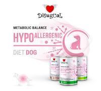 Disugual Diet Dog Metabolic Balance Patè Hypoallergenic 400 gr: coniglio