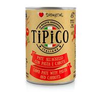 DISUGUAL CANE TIPICO ADULTO AGNELLO, PASTA & CAROTE LATTINA 400 GR