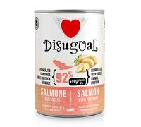 DISUGUAL CANE VEGETABLE ADULTO SALMONE & PATATE LATTINA 400 GR