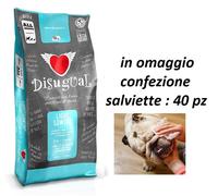 disugual crocchette cane 12 kg medium LIGHT LOW FAT + omaggio salviette