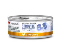 Disugual Diet Cat Metabolic Balance Patè Struvite 85 gr - tacchino - Confezione da 12 pezzi - Dieta Veterinaria per Gatti - 1° ORDINE? scegli lo sconto BZR5 / BZR20 + 200 punti fedeltà