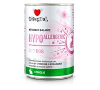 Disugual Diet Dog Metabolic Balance Patè Hypoallergenic 400 gr - coniglio - Confezione da 6 pezzi - 1° ORDINE? scegli lo sconto BZR5 / BZR20 + 200 punti fedeltà