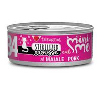 Disugual Mini Me Cat Sterilized Mousse 85 gr Maiale - confezione da 12 pezzi - Cibo umido per gatti - 1° ORDINE? scegli lo sconto BZR5 / BZR20 + 200 punti fedeltà