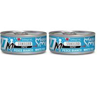 DISUGUAL Mini-ME M Cat sterilizzato, pesce bianco, 12 x 85 g (Confezione da 2)