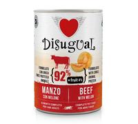 Disugual monoproteico Fresh Fruit Plus 400 gr Manzo con melone - confezione da 6 pezzi - Umido monoproteico cane - 1° ORDINE? scegli lo sconto BZR5 / BZR20 + 200 punti fedeltà