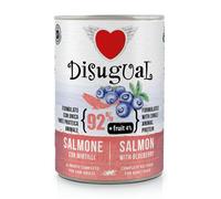 Disugual monoproteico Fresh Fruit Plus 400 gr Salmone con mirtilli - confezione da 6 pezzi - Umido monoproteico cane - 1° ORDINE? scegli lo sconto BZR5 / BZR20 + 200 punti fedeltà