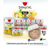 disugual umido FRUIT scatolette per cani da 400 gr : 40 pezzi mix gusti