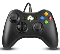 Diswoe Controller per PC, Controller per Xbox 360, Wired Controller Compatibile per Xbox 360/Xbox 360 Slim/PC Win7/8/8.1/10 / XP, USB Wired Joystick Xbox 360 Gamepad
