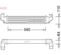 DIT09117 DENSO Intercooler per FIAT