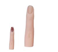 Dita di allenamento per unghie in silicone - | Finto dito per nail art | Strumento pratico essenziale per tecniche di manicure | Ideale per lo sviluppo di ha