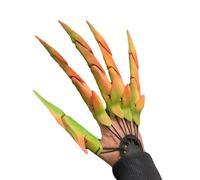 Dita di Halloween articolate - Estensioni per dita scheletriche, mano in ABS per cosplay, tavoli, spazi segreti, case infestate, bar, cortili, giardini, palcoscenici e molti altri luoghi in cui si