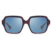 Dita Luzpa Occhiali Da Sole Unisex Rosso Geometrico Blu