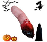 Dita tagliate per Halloween, dita finte, realistiche, dita false, dita finte, dita finte tagliate, oggetto horror per teatro di Halloween, costume per feste cosplay, oggetti di scena insanguinati per