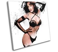 Dita Von Teese Sexy Iconic Celebrities SINGLE TELA parete arte foto stampa