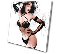 Dita Von Teese Sexy Iconic Celebrities SINGLE TELA parete arte foto stampa